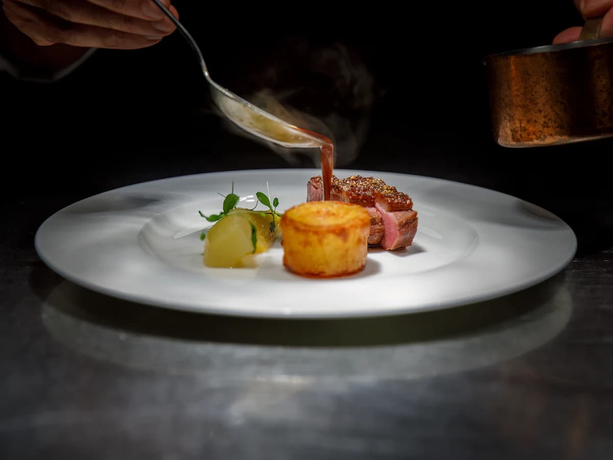 Filet, jus corsé