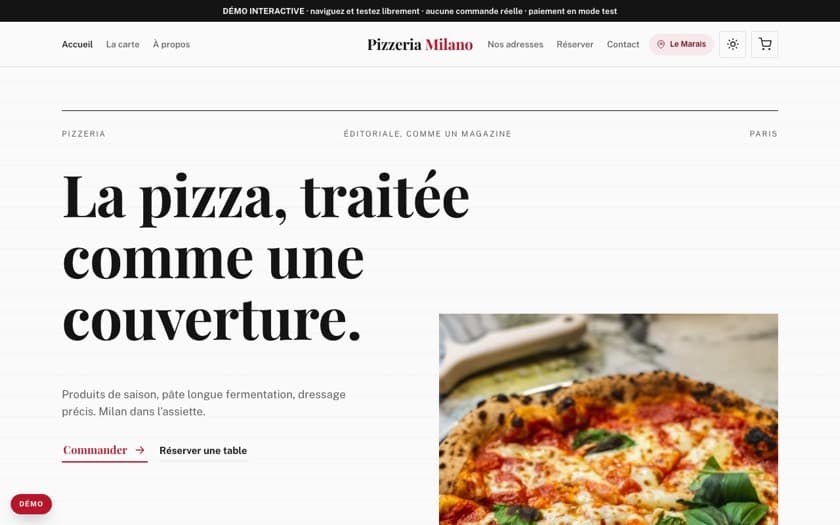 Template Milano