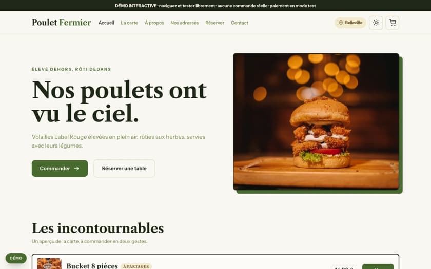 Template Le Fermier
