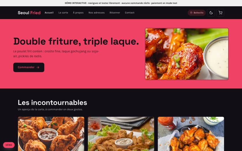 Template Seoul Fried